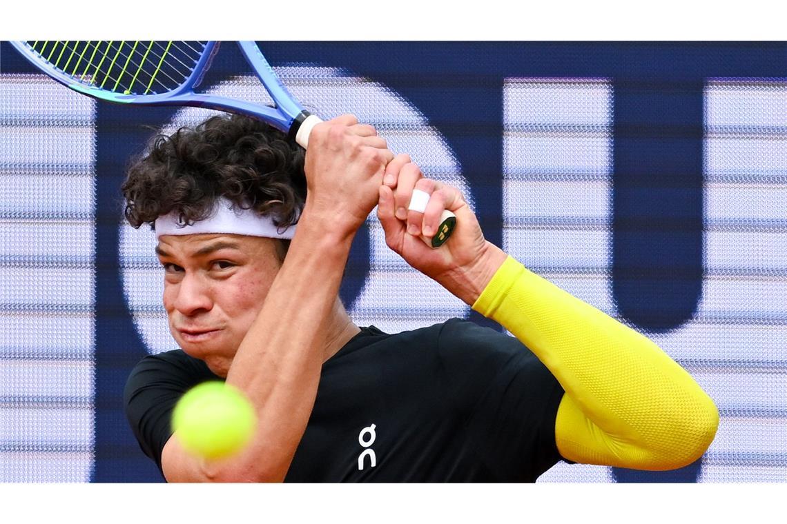 München-Triumph beflügelt Zverev: "Genauso weitermachen" Ben Shelton verlor das Finale von München gegen Alexander Zverev.