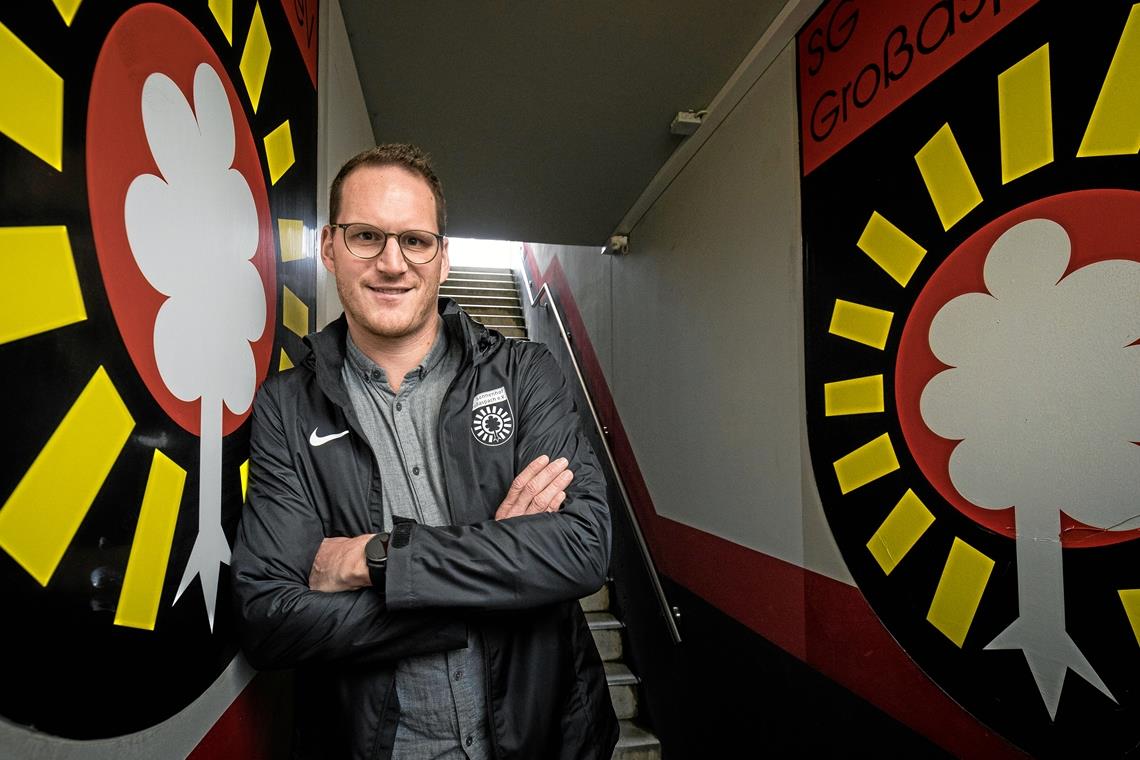 „Hängende Köpfe bringen uns nicht weiter“ Benedikt Röcker ist zuversichtlich, mit der SG Sonnenhof Großaspach den Weg aus dem Tabellenkeller doch noch zu finden.Foto: A. Becher