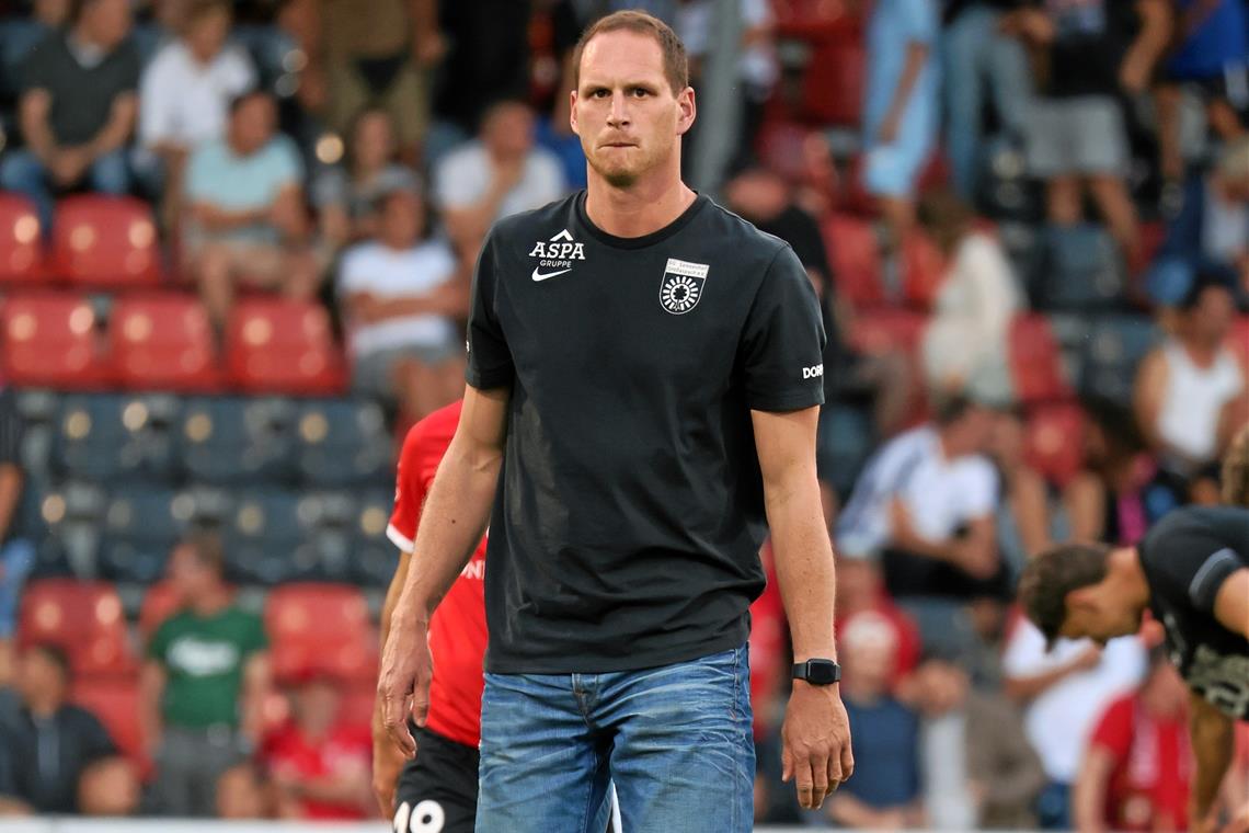 Benedikt Röcker verlässt Großaspach und geht nach Fürth Benedikt Röcker macht in Großaspach in sechs Wochen den Abgang. Foto: Alexander Becher