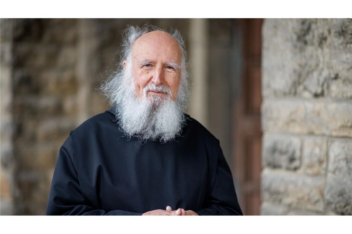 Mann der Hoffnung: Pater Anselm Grün wird 80 Benediktinermönch Anselm Grün in der Abtei Münsterschwarzach.