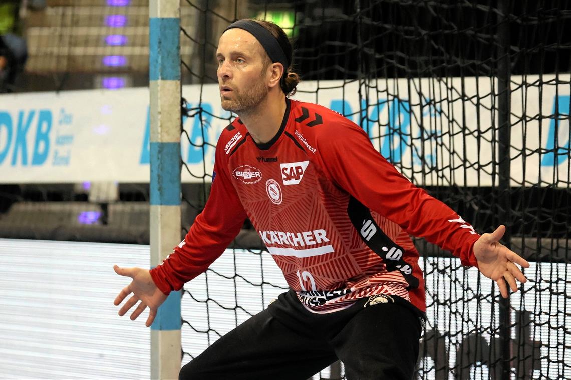 Handball Highlight kurz vor Weihnachten Bereit fürs freundschaftliche Duell mit dem Drittligisten aus dem Murrtal: Bittenfelds Nationaltorhüter Silvio Heinevetter. Foto: Imago
