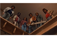 Bereit fürs „Stranger Things“-Finale: Finn Wolfhard, Caleb McLaughlin, Natalia Dyer, Joe Keery, Charlie Heaton und Gaten Matarazzo (von links)