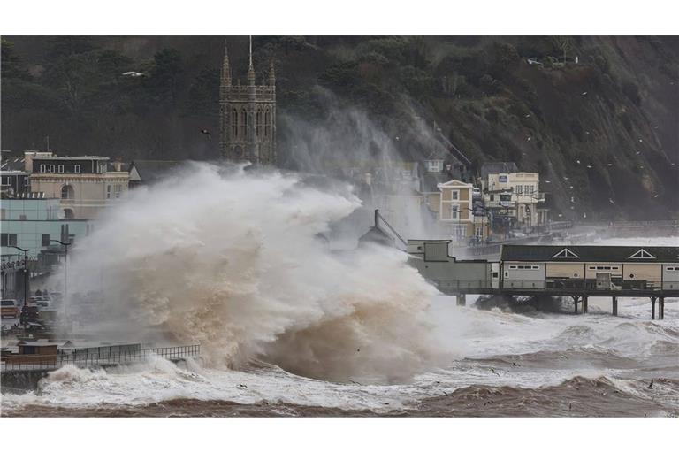 Bereits vor drei Tagen führte der Sturm „Ingrid“ zu Überschwemmungen in Großbritannien.