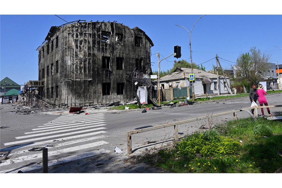 Bergarbeiterstadt Pokrowsk im Donezker Gebiet ist seit einem Jahr umkämpft und mittlerweile stark zerstört. (Archivbild)