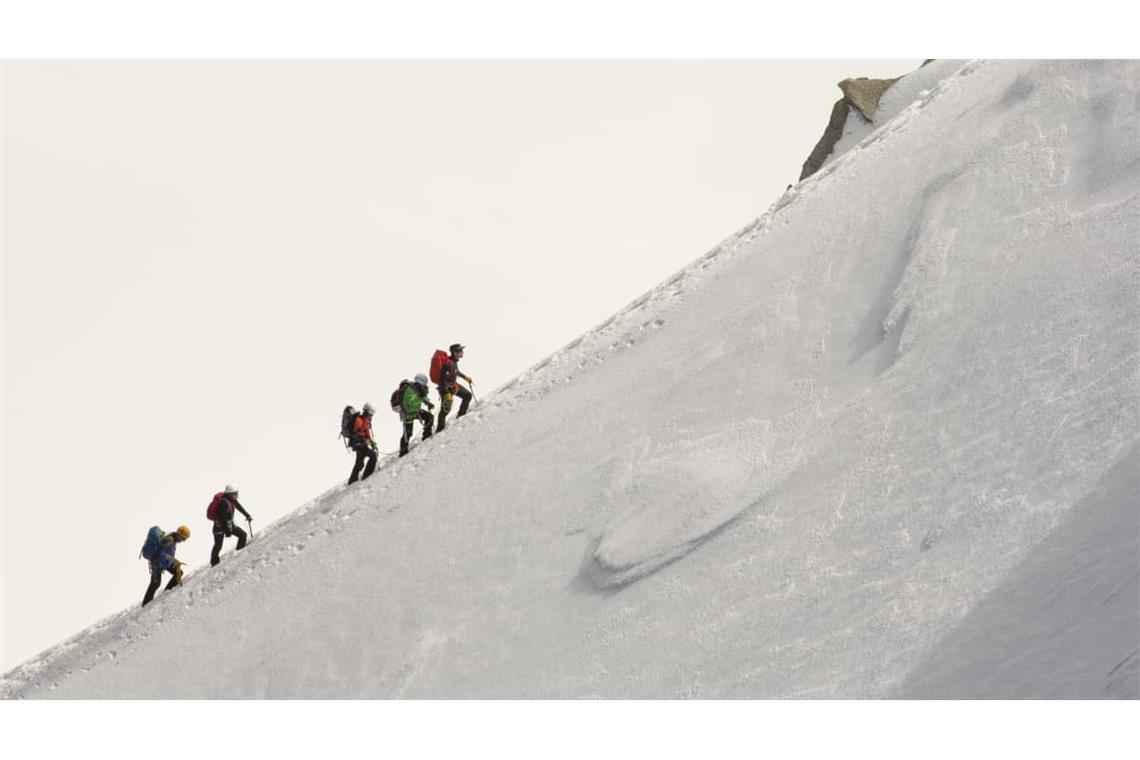 Bergsteigen und -wandern wird in Alpen des abtauenden Permafrosts gefährlicher