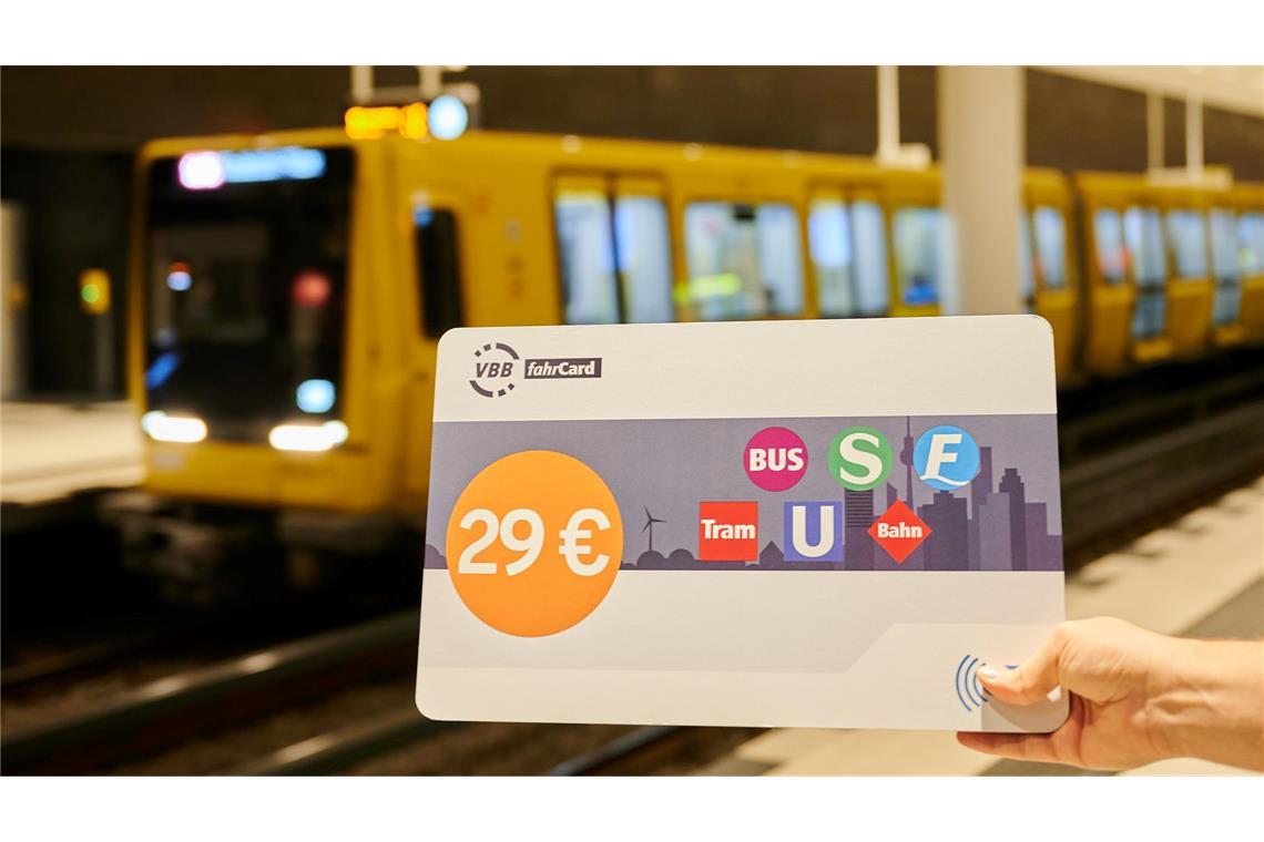 Berlin will 29-Euro-Ticket bereits wieder abschaffen Berlin schafft ein