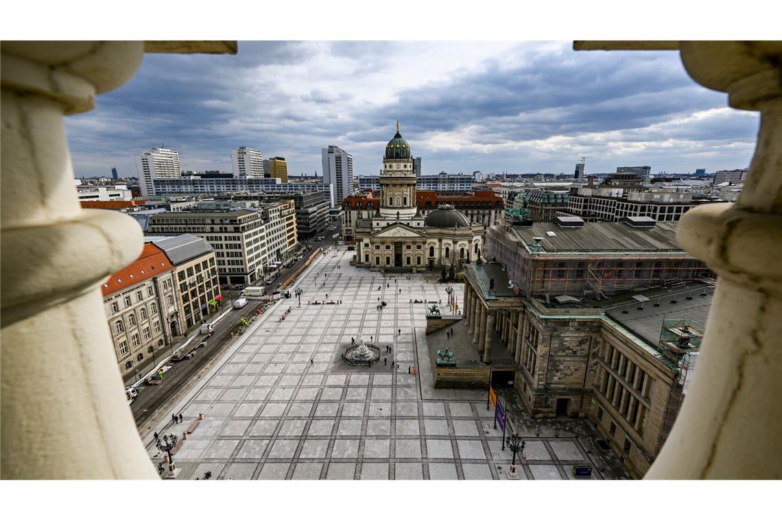Bilder des Tages Berliner Gendarmenmarkt ist nach Umbau wieder offen.