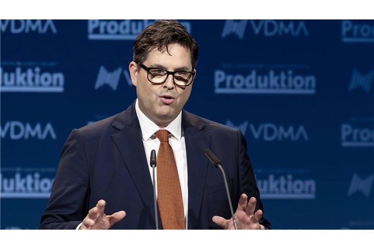 Bertram Kawlath, Präsident des Branchenverbands VDMA fordert Erleichterungen bei den US-Zöllen (Archivbild).