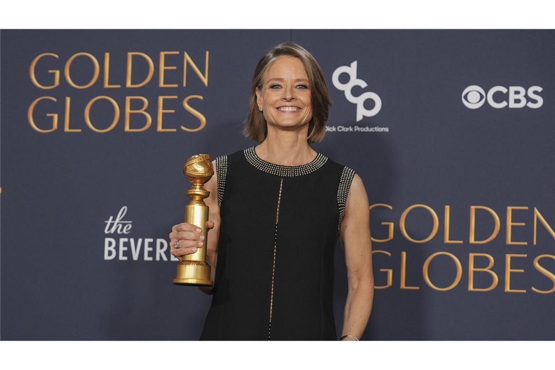 Das sind die Gewinner der Trophäen-Show Beste Hauptdarstellerin einer Miniserie wurde Jodie Foster für die Krimiserie „True Detective“.