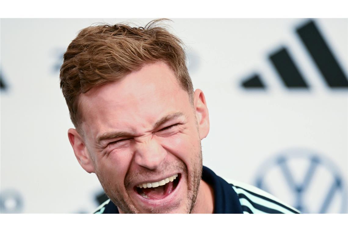 Bestens aufgelegt nach dem Topstart in seine dritte WM: Joshua Kimmich.