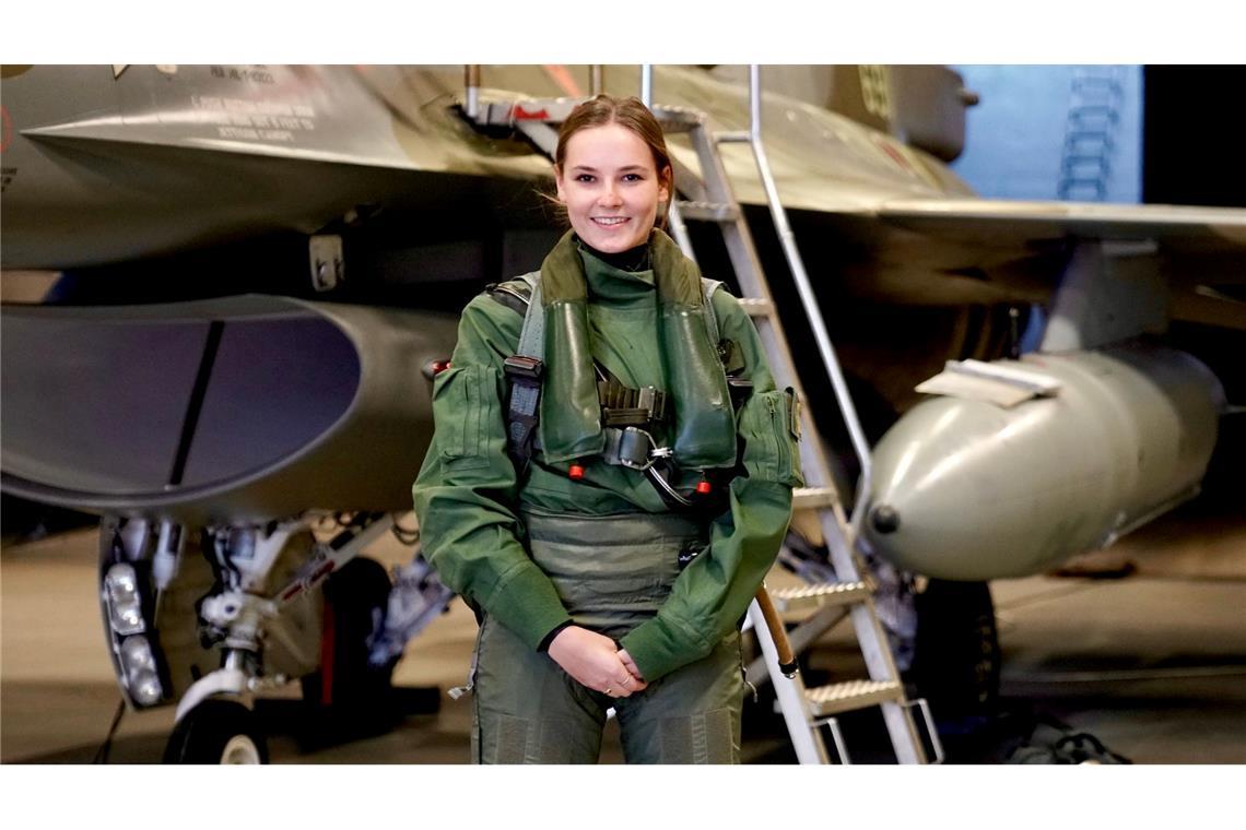 Besuchte schon als 17-Jährige die Luftwaffe und flog im Kampfjet mit: Norwegens Erbprinzessin Ingrid Alexandra. (Archivbild)