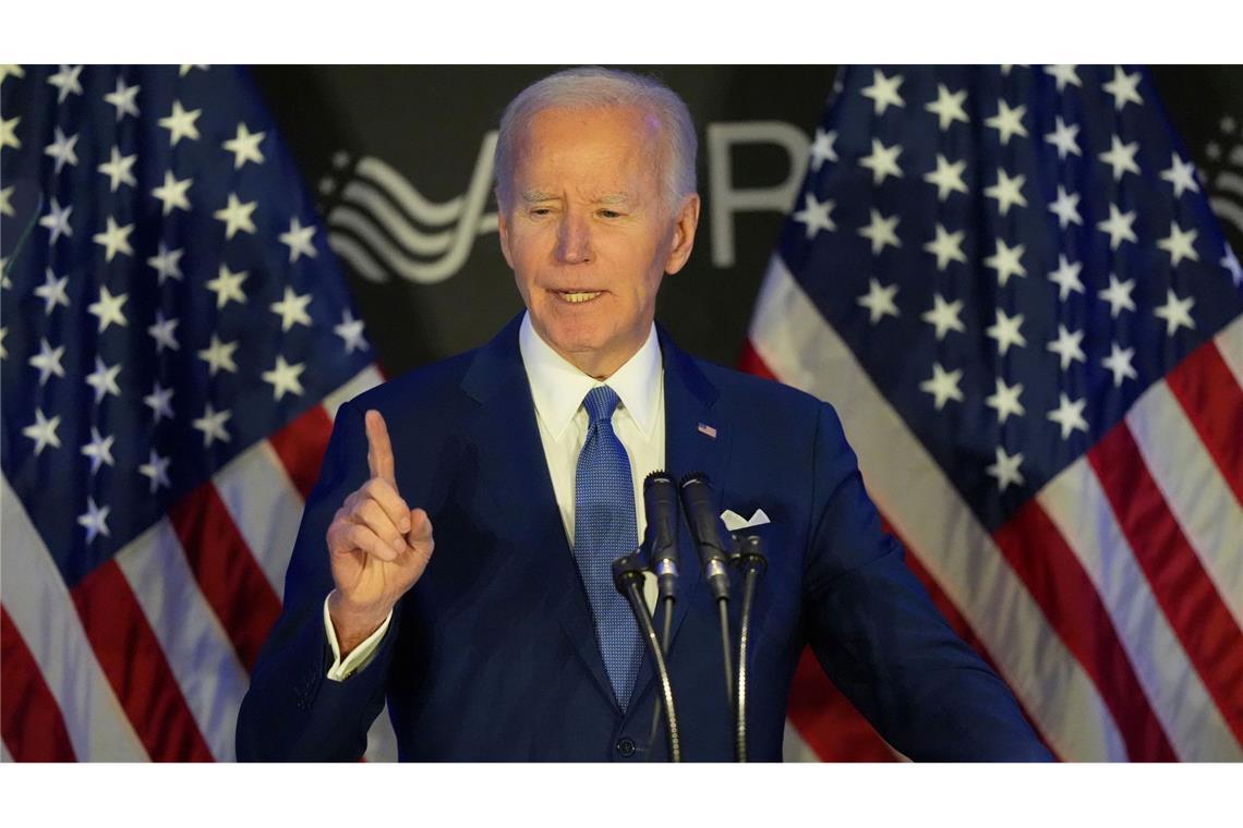 Biden: Das Land war noch nie so gespalten Biden sieht starke Spaltung