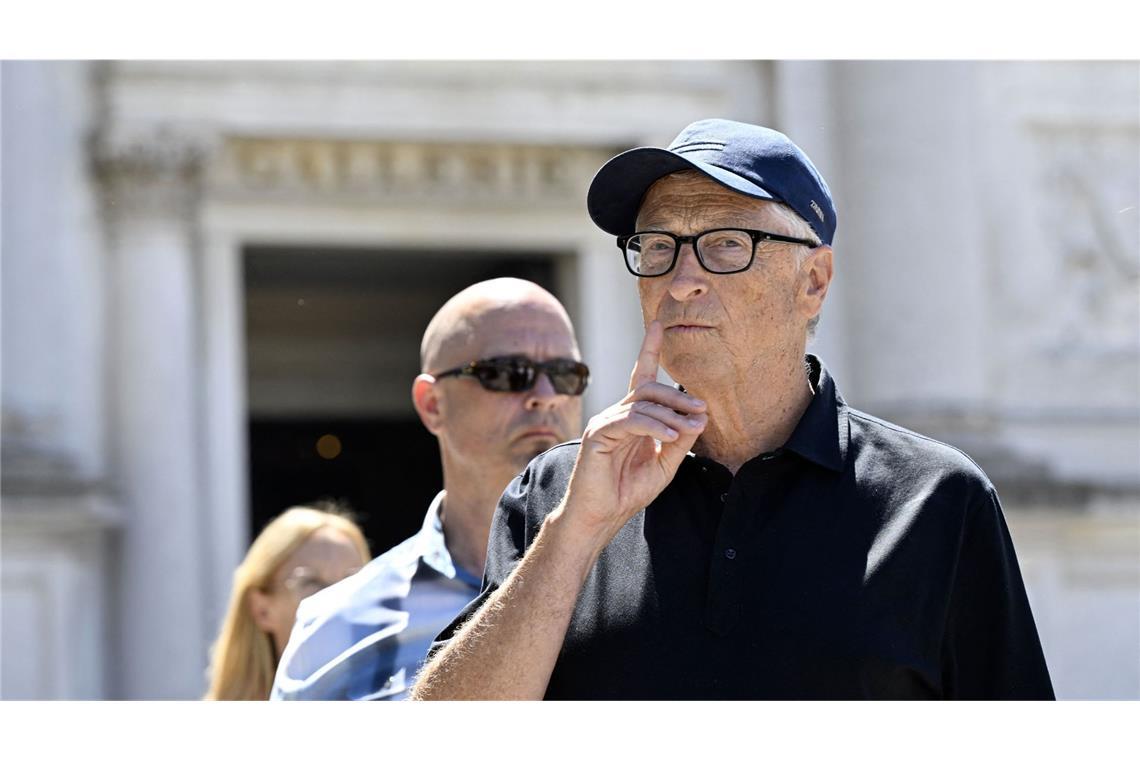Bill Gates besuchte am Rande der Bezos-Hochzeit ein Museum in Venedig.