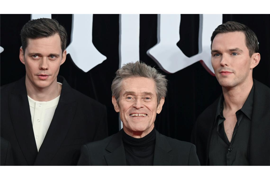Willem Dafoe für Weltpremiere von "Nosferatu" in Berlin Bill Skarsgård, Willem Dafoe und Nicholas Hoult kamen zur Weltpremiere nach Berlin.