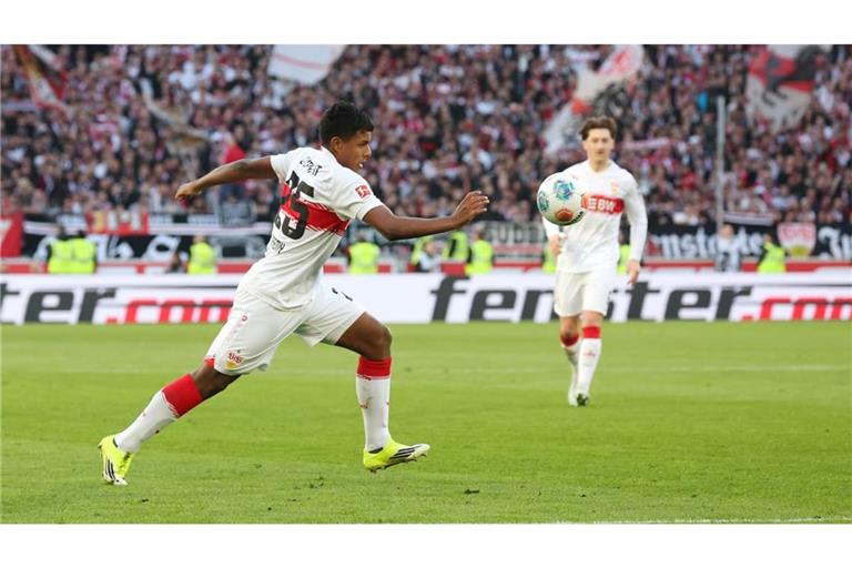 Bisher hat Jeremy Arevalo für den VfB  keine positiven Akzente setzen können.
