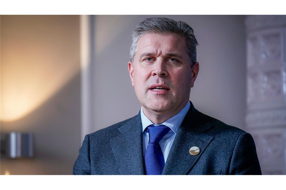 Parlamentswahl auf Island begonnen Bjarni Benediktsson. (Archivbild)