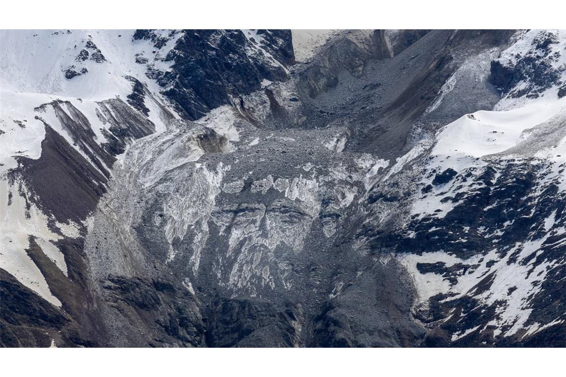 Blatten im Lötschental (Schweiz) nach dem Felssturz am 29. Mai 2025. 