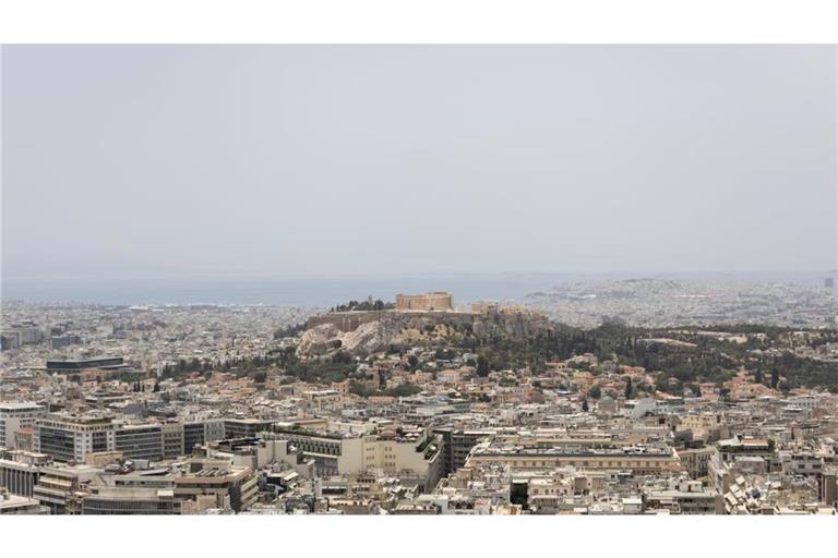 Blick auf Athen