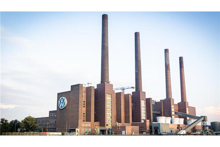 Blick auf das VW-Werk in Wolfsburg.