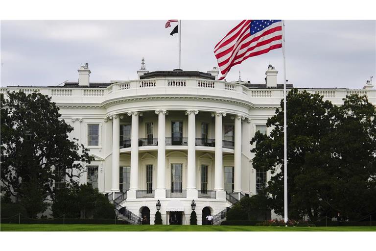 Blick auf das Weiße Haus in Washington D.C. – die US-Regierung hatte der iranischen Führung zuletzt ein Ultimatum gestellt.