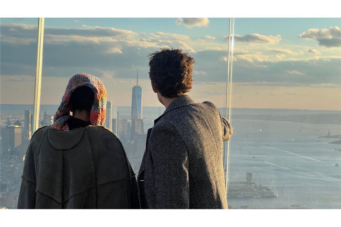 Teure beste Aussicht - New Yorks Wolkenkratzer im Wettbewerb Blick auf Downtown Manhattan.