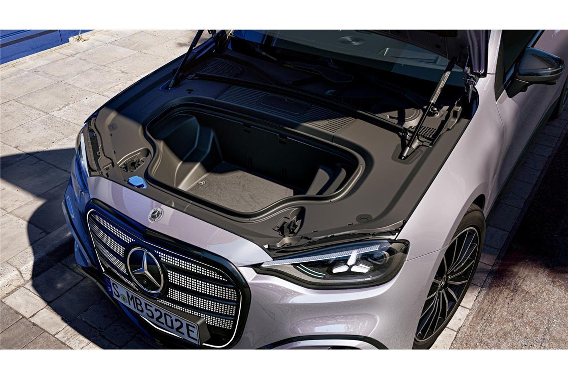 Blick unter die Antriebshaube