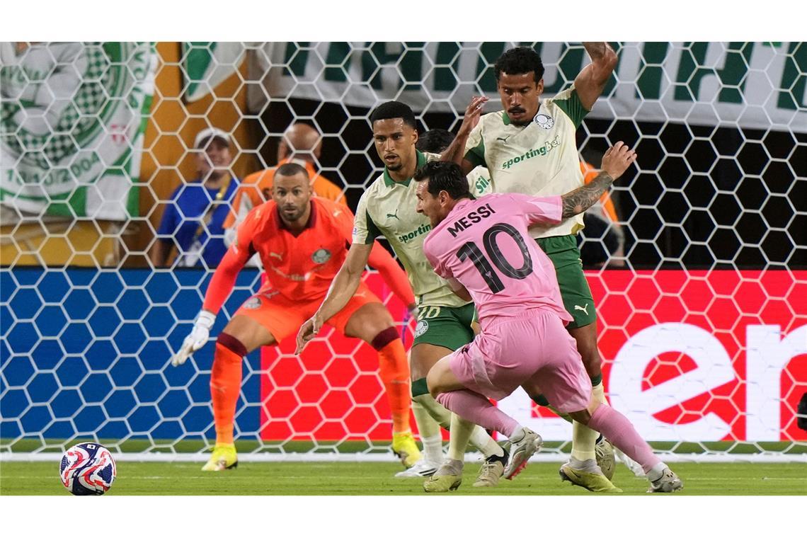 Geburtstagskind Messi steht mit Inter Miami im Achtelfinale Blieb trotz vieler Chancen ohne Tor: Lionel Messi.