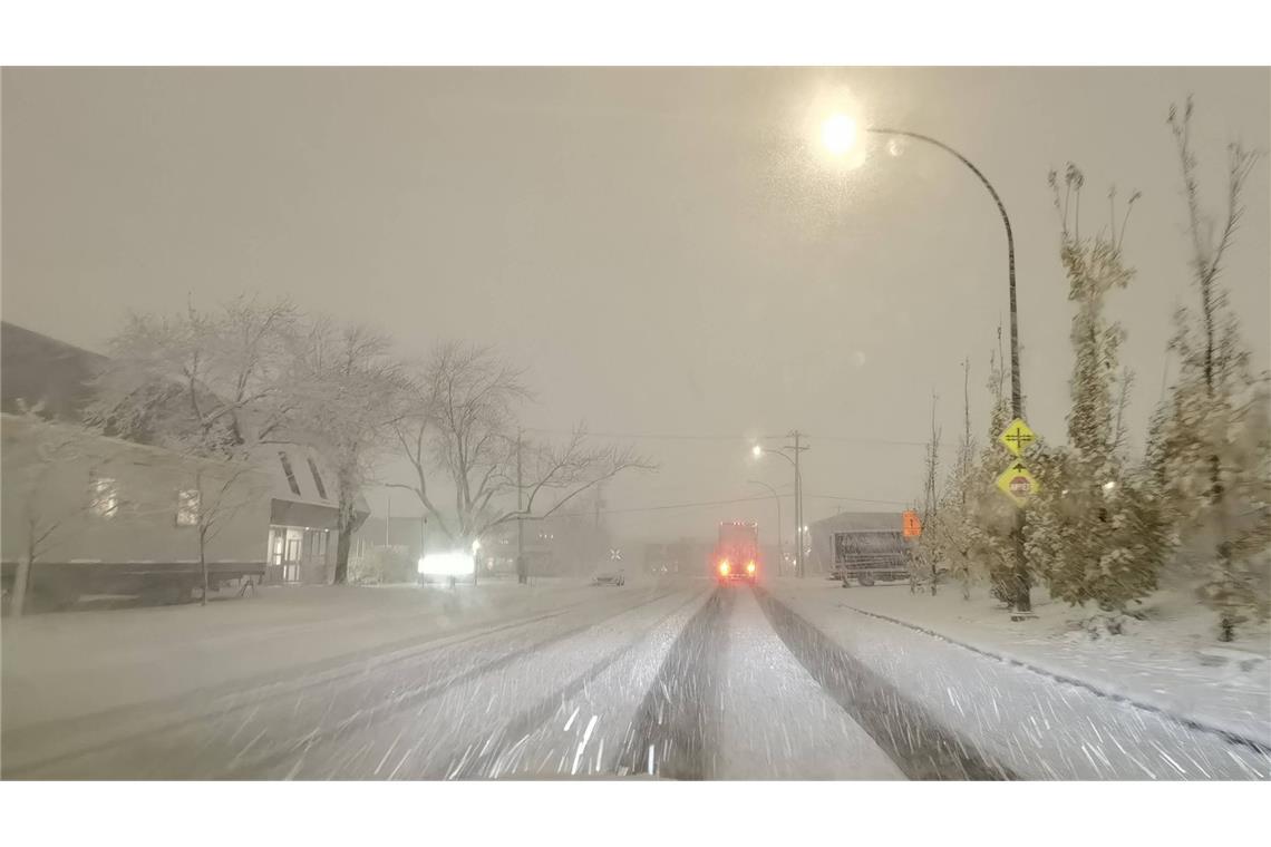 Blizzard über Montreal (Archiv).
