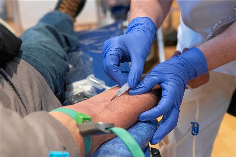Blutspendeaktionen bleiben wichtig. Der DRK Murrhardt bietet sie regelmäßig an. Foto: J. Fiedler