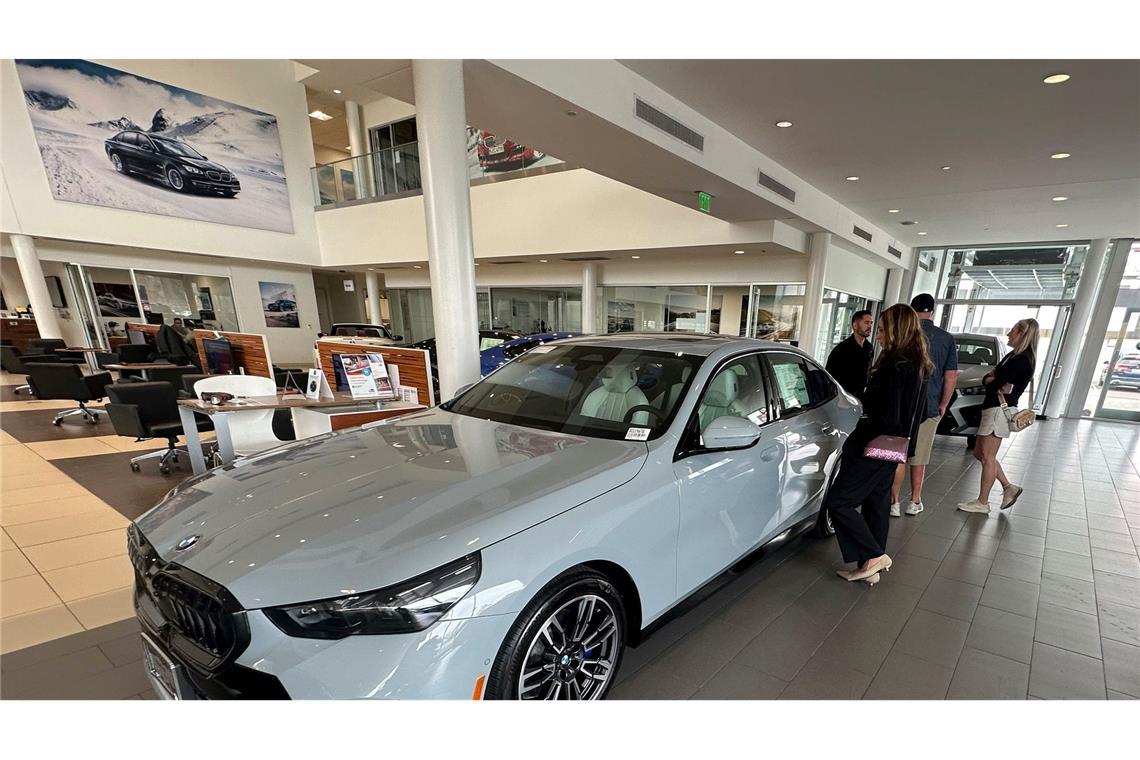 Vor möglichen Zöllen: VW und BMW legen in USA zu BMW konnte in den ersten drei Jahresmonaten in den USA ebenfalls Fahrt aufnehmen. (Archivbild)