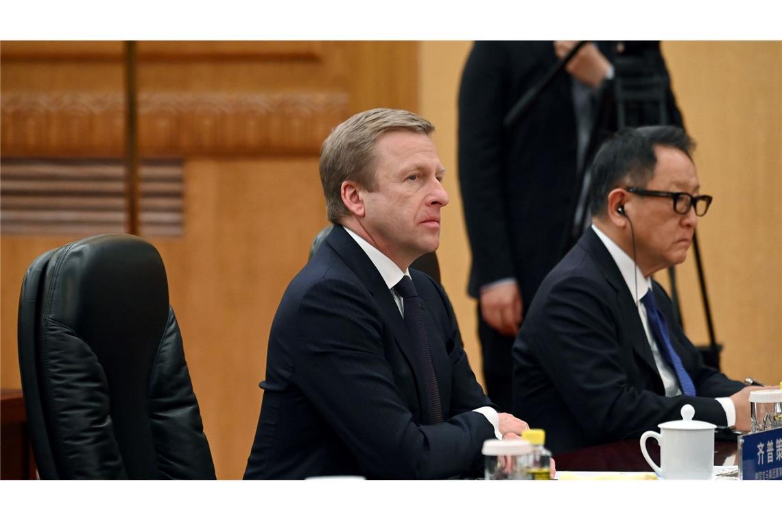 Charmeoffensive - Chinas Xi trifft BMW, Siemens und Co. BMW-Vorstandschef Oliver Zipse betont die Wichtigkeit des chinesischen Marktes.