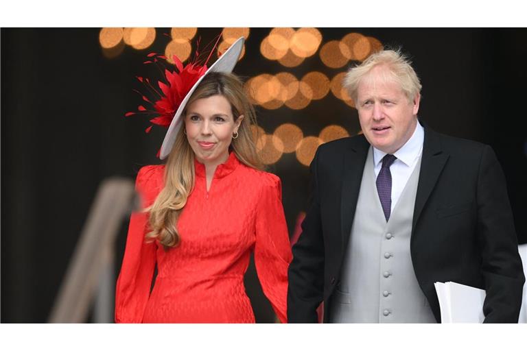 Boris Johnson und seine Frau Carrie. (Archivbild)