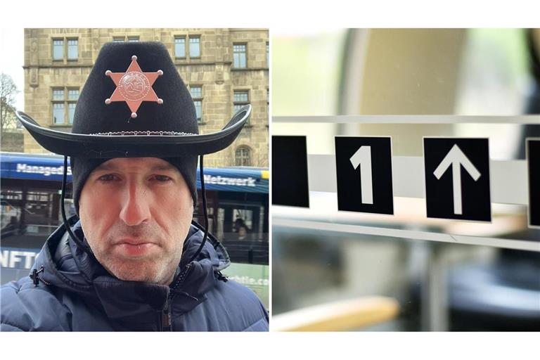 Boris Palmer hat sich zum Fasnetsumzug in Tübingen am vergangenen Wochenende als Sheriff verkleidet – wenige Tage später tritt er in ernster Sache als Leiter der Ortspolizeibehörde auf.