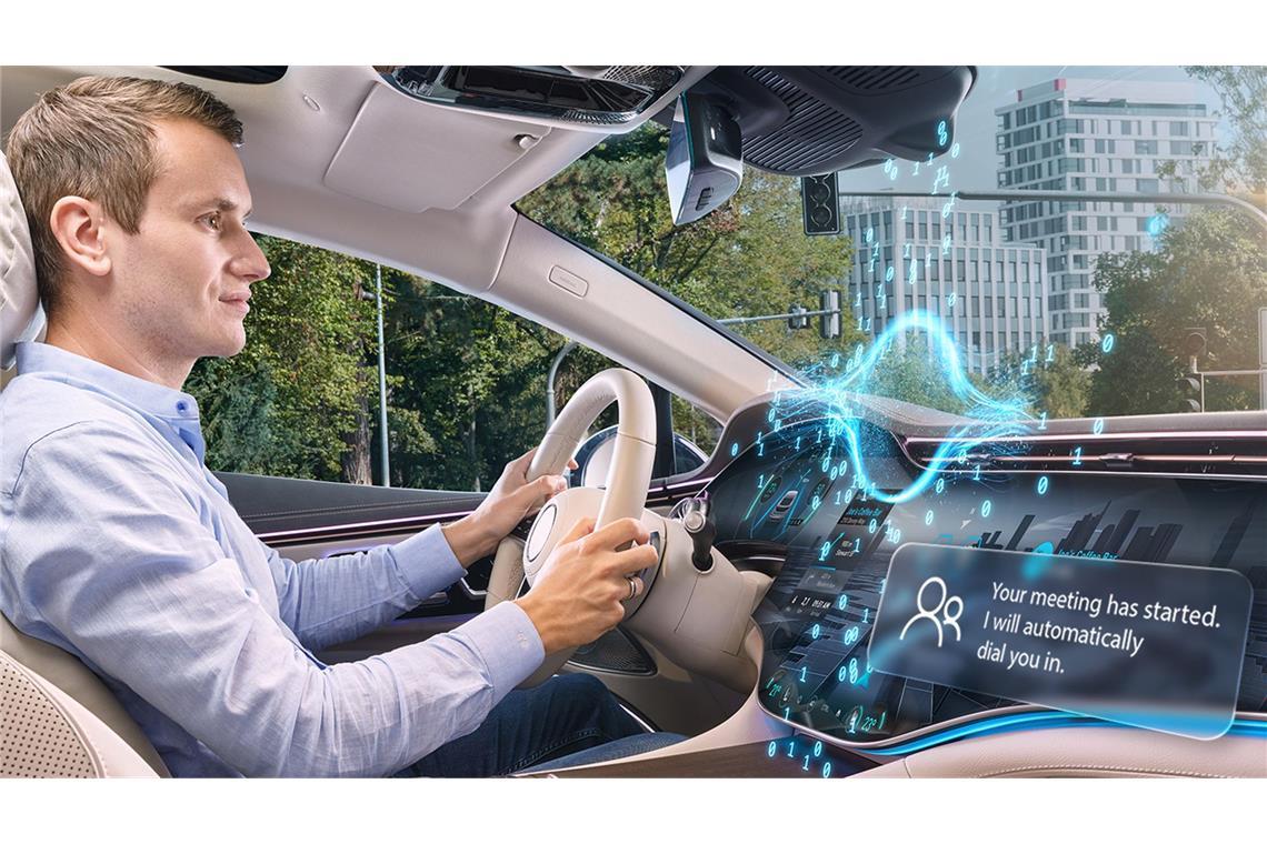 Bosch stellt  bei der CES 2026 unter anderem das KI-basierte Cockpit vor.