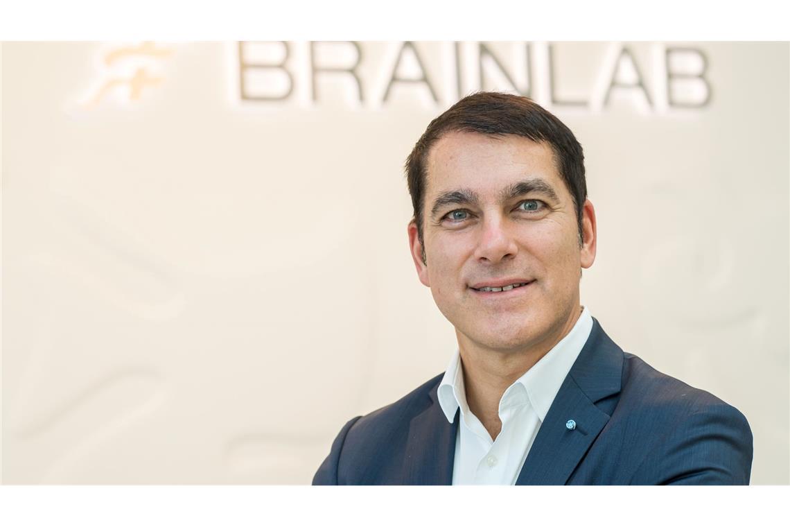 Medizintechnik-Anbieter Brainlab sagt Börsengang ab Brainlab-Gründer Stefan Vilsmeier im Jahr 2021. Nun hat das Unternehmen seinen Börsengang kurzfristig abgeblasen. (Archiv)