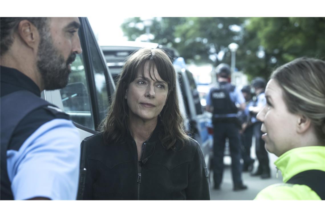 „Sie sind unter uns“ – Wie war der Polizeiruf aus Magdeburg? Brasch (Claudia Michelsen) am Einsatzort.