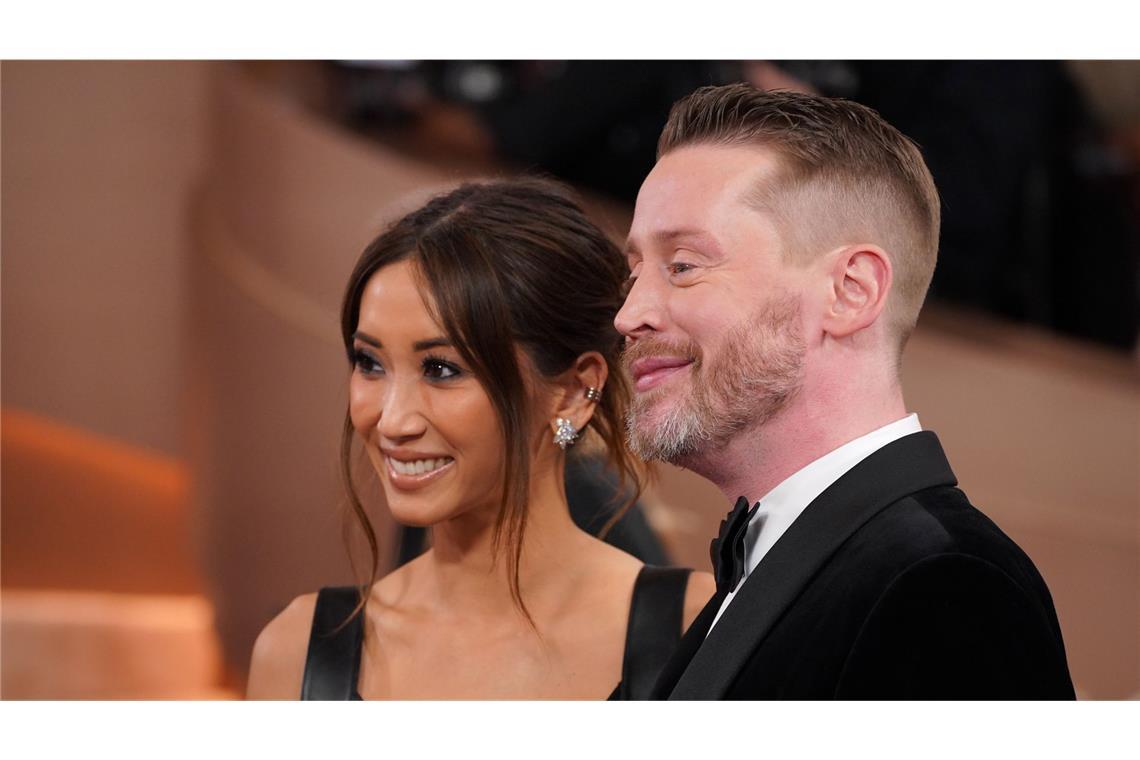 Brenda Song (l) und Macaulay Culkin kommen zu den 83. Golden Globes im Beverly Hilton.