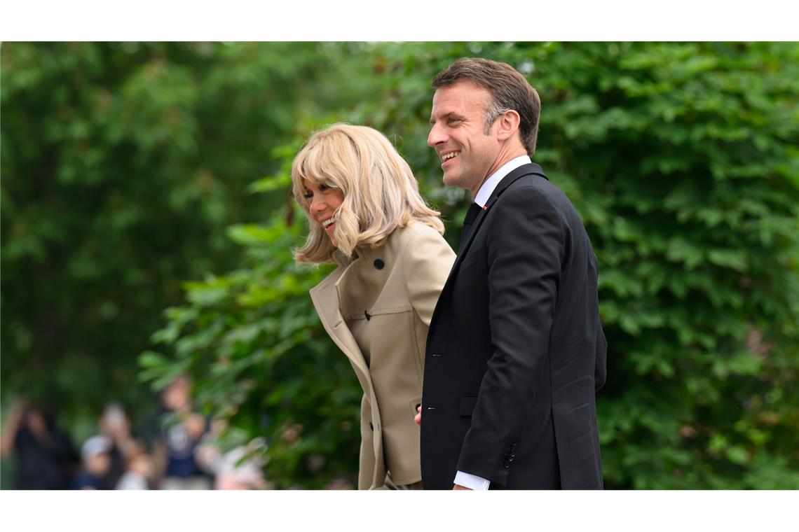 Brigitte begleitet ihren Mann zu vielen offiziellen Terminen. (Archivbild)