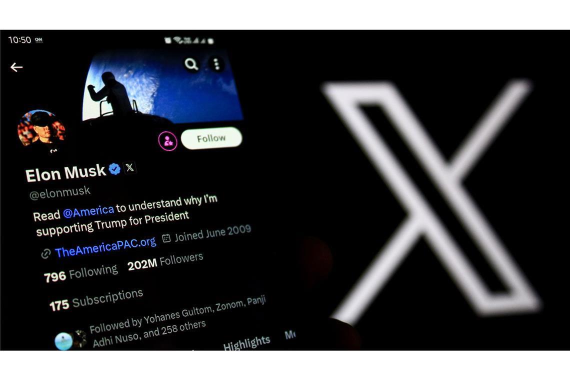 Brüssel hat eine Millionenstrafe gegen X verhängt.