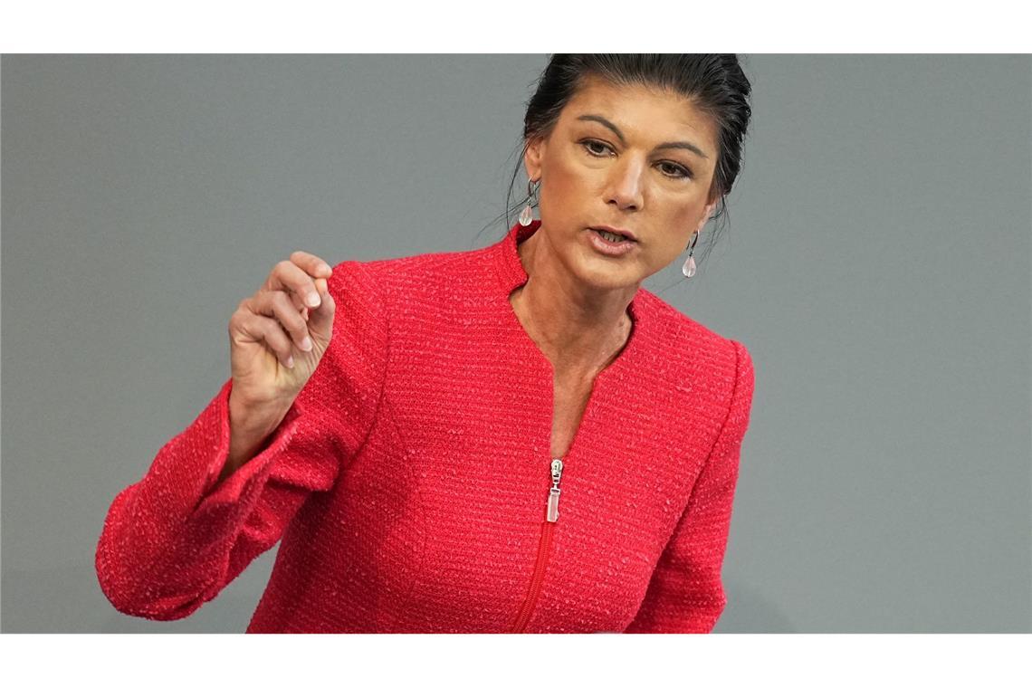 "Drecksarbeit": Kritik an Merz-Zitat zu Iran BSW-Gründerin Sahra Wagenknecht sieht "Doppelmoral" bei Merz. (Archivbild)