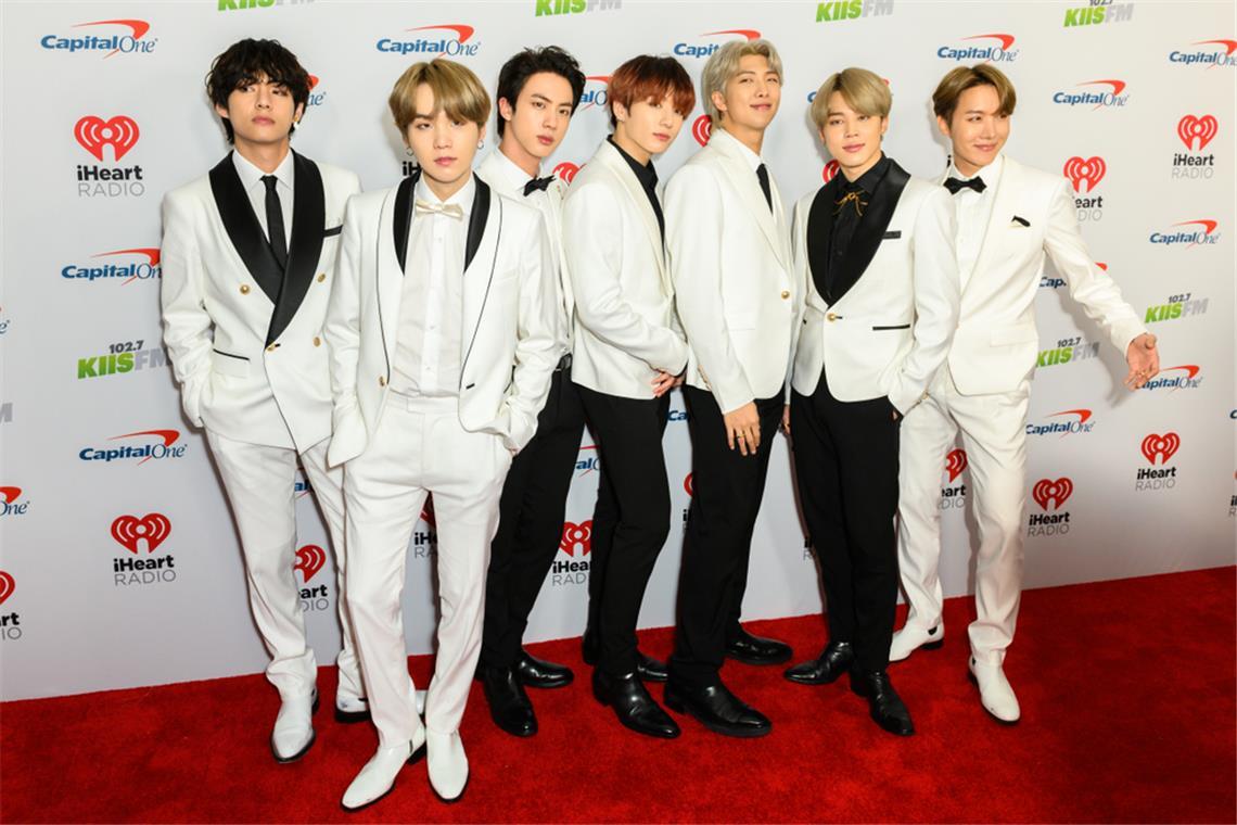 BTS-Comeback: K-Pop-Superstars kündigen neue Projekte an BTS bei einem Event 2019 in Los Angeles.