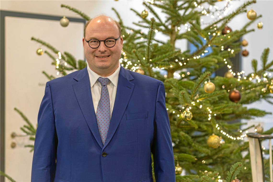 Die Liste der Zukunftsaufgaben bleibt lang Bürgermeister Armin Mößner blickt zuversichtlich aufs kommende Jahr, auch wenn jede Menge Projekte anstehen. Foto: Stefan Bossow