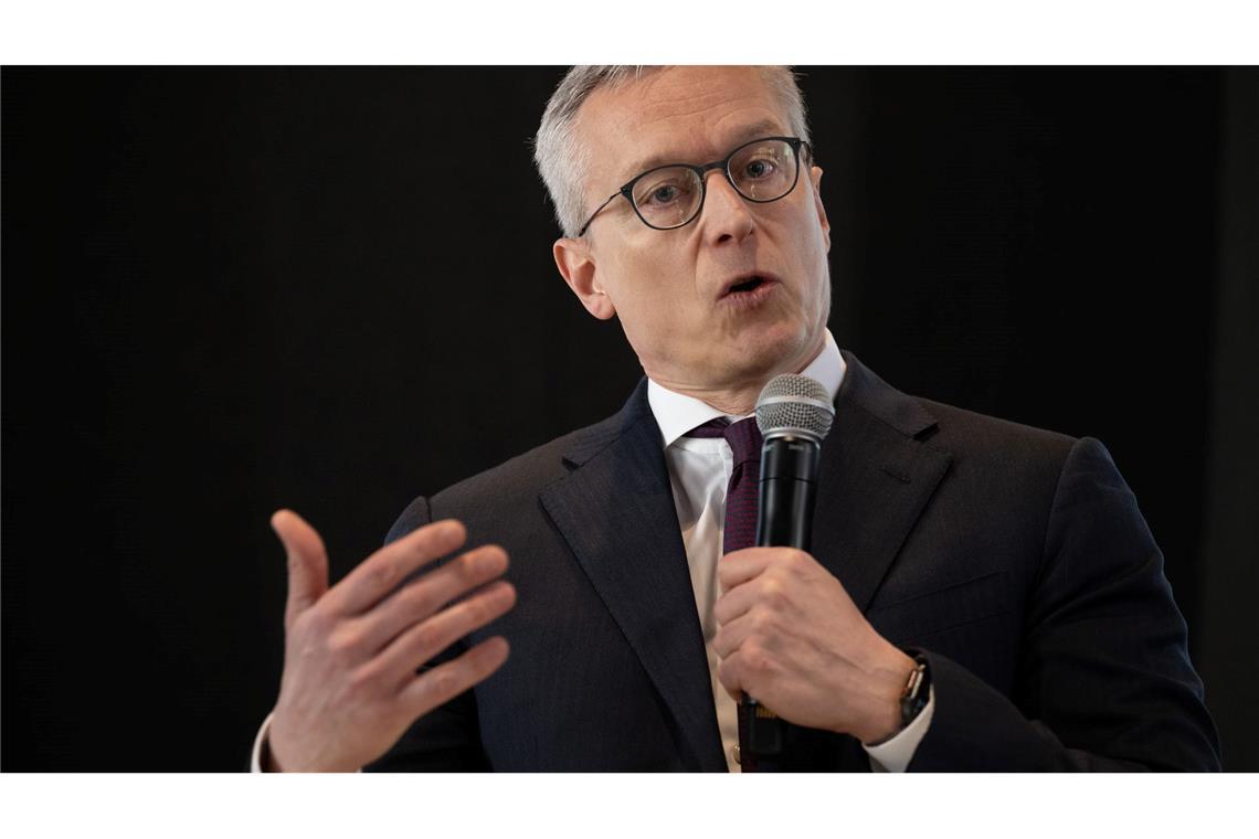 Bundesdigitalminister Karsten Wildberger bei der Eröffnung des KI-Zentrums von Google in Berlin.