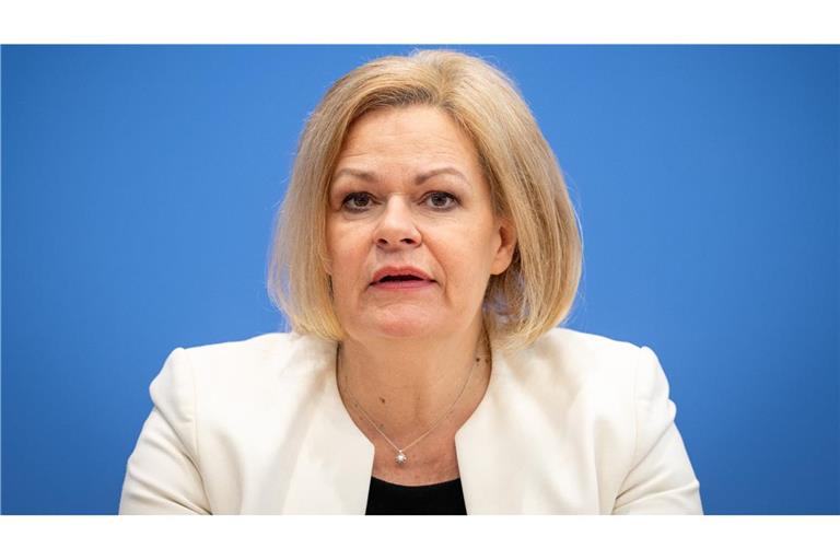 Bundesinnenministerin Nancy Faeser