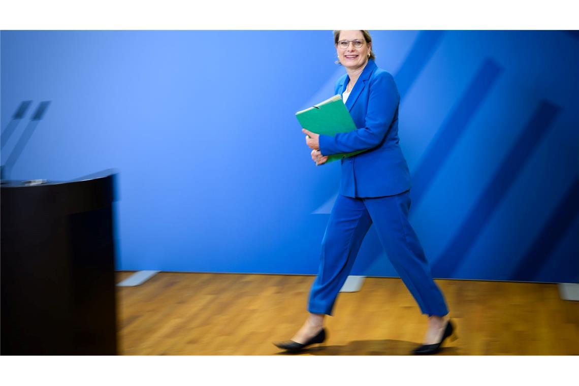 Bundesjustizministerin Stefanie Hubig will punktuelle Änderungen an der Praxis des Versorgungsausgleichs vornehmen. (Archivfoto)
