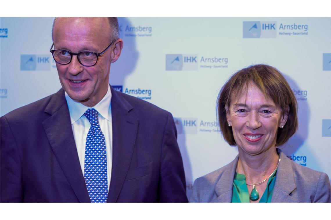 Bundeskanzler Friedrich Merz (CDU) und seine Frau Charlotte (Archivfoto)