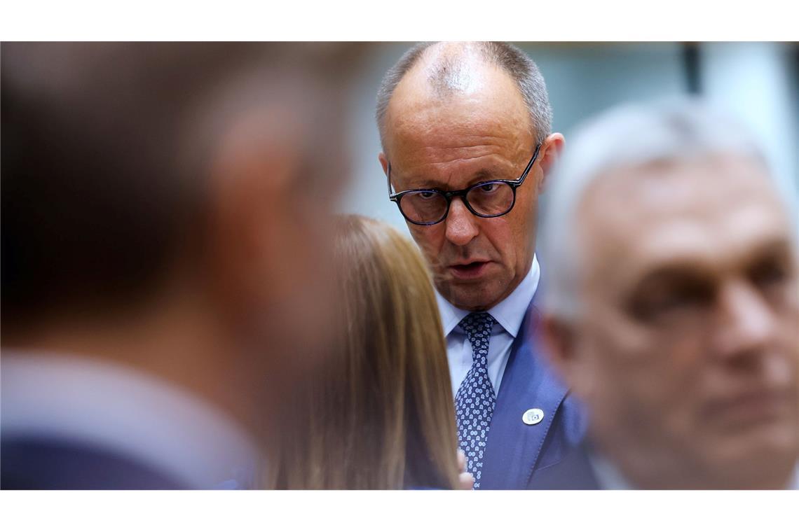 Bundeskanzler Friedrich Merz: "Europa steht vor entscheidenden Wochen und Monaten."