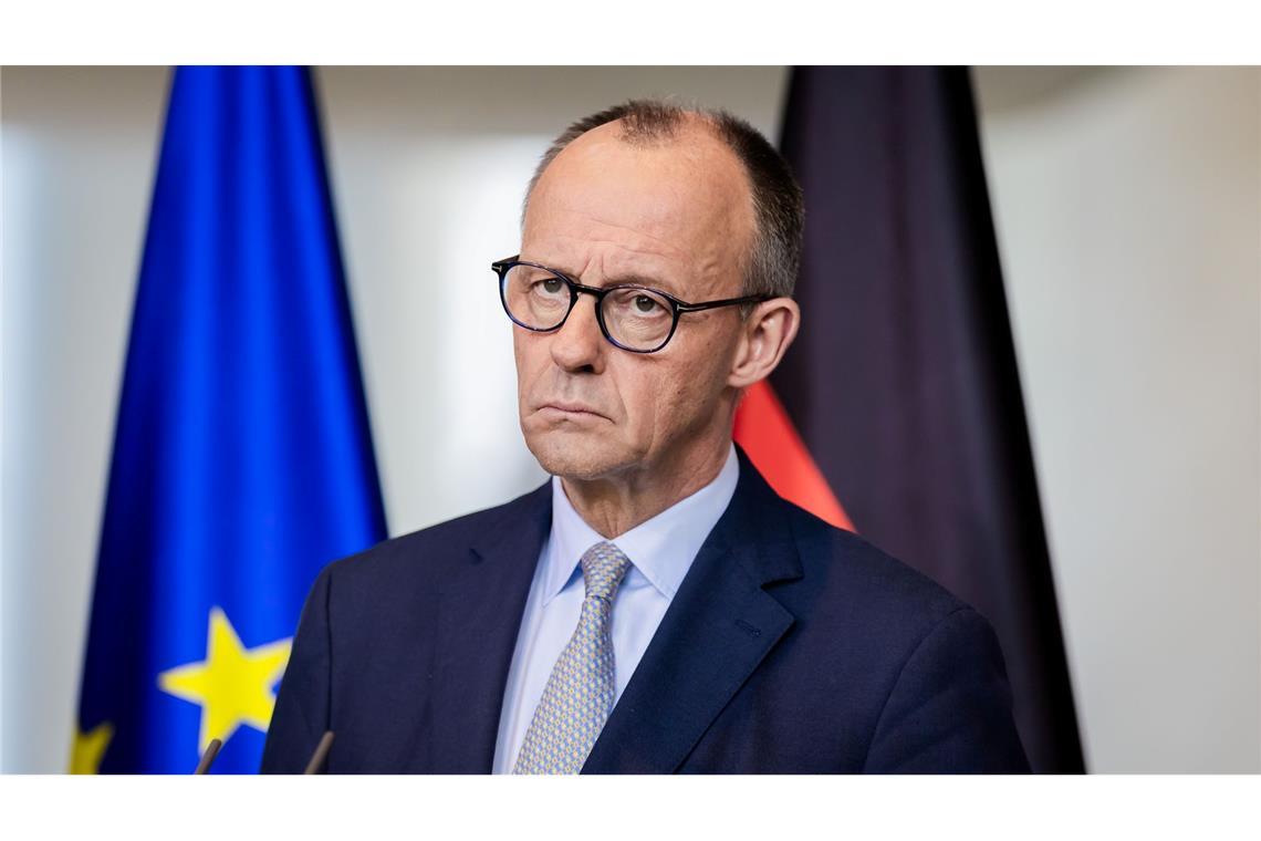 Bundeskanzler Merz gehört zu denen, die die Angriffe des Iran verurteilen.