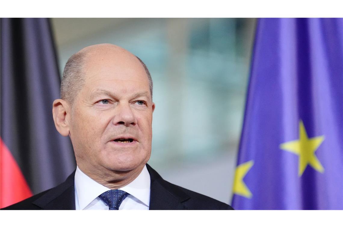 Scholz bezichtigt Widersacher im Ukraine-Streit der Lüge Bundeskanzler Olaf Scholz