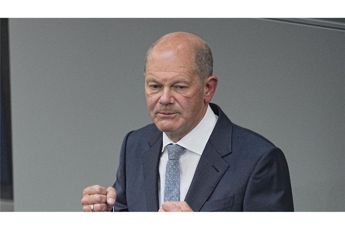 Scholz erneuert Hilfszusage an Ukraine Bundeskanzler Olaf Scholz sichert der Ukraine Unterstützung zu. (Archivbild)